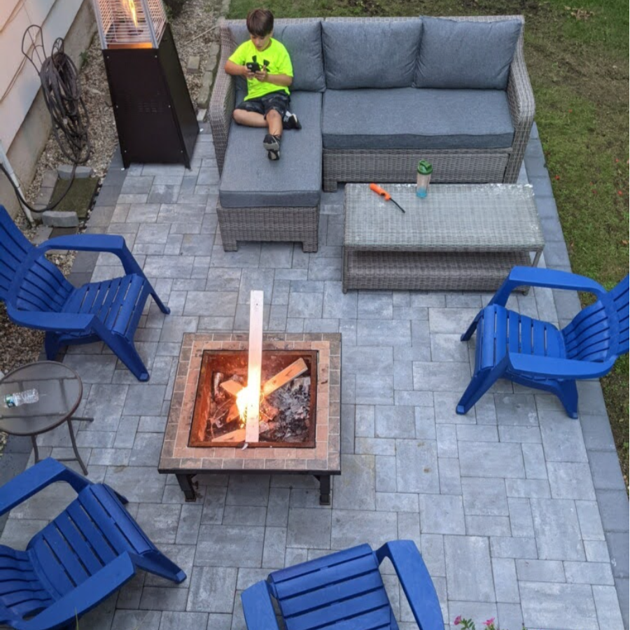 patio & fireplace construction in ri-133