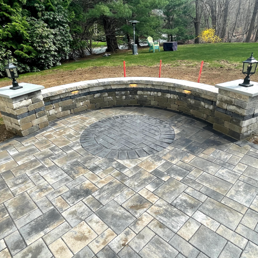 Paver Patios & Fireplaces 3 walkway and driveway paver in ri-184